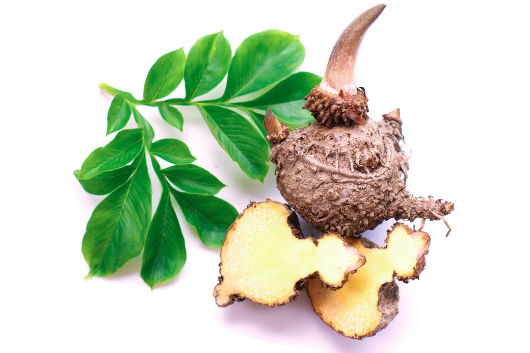 Tubérculos de Konjac - composición Reduslim