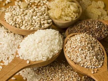 Algúns cereais están permitidos para a pancreatite