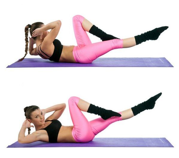 Adestramento abdominal lateral para adelgazar